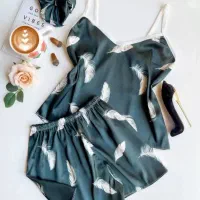 تاپ و شلوارک ساتن درجه یک عمده