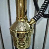 قلیان سوپاپ دارمشکی طلایی همراه با کیف|کلکسیون و سرگرمی|بندر ماهشهر, |دیوار