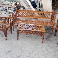 تخت سنتی چوب روس ۵ نفره