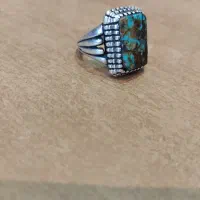 انگشتر فیروزه نقره تقریبا ۱۷گرم