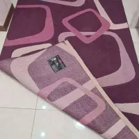 فرش ماشینی طرح مدرن با رنگ‌های بنفش و صورتی|فرش|اصفهان, آبشار|دیوار