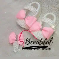 پاپوش نوزاد مرواریدی|کفش و لباس بچه|اسلام‌شهر, شهرک مهدیه|دیوار