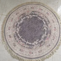 فرش گرد ۲×۲ و پادری ۱×۱|فرش|تبریز, |دیوار