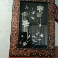 تابلو گل نقره|صنایع دستی و سایر لوازم تزئینی|هشتگرد, شهرک ولیعصر (مصلی)|دیوار