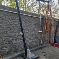 سایبان ۴×۶ استفاده در محوطه ویلا