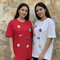 تیشرت گل برجسته