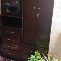 ست تخت و کمد چوب راش کودک و نوجوان