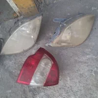 چراغ جلو و عقب و سپر جلو تیبا|قطعات یدکی و لوازم جانبی|کنگاور, |دیوار