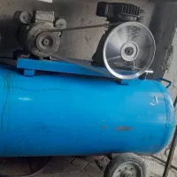 پمپ باد ۲۵۰ لیتری متور ایتالیا تازه تعمیر ب ضمانت|ابزارآلات|دیواندره, |دیوار