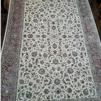 فرش تمام ابریشم کاملا نو .ماشینی 4 متری