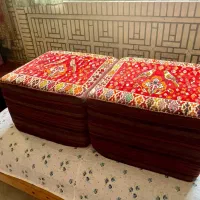 پاف دستباف قشقایی جفت|پشتی|تهران, اسکندری|دیوار