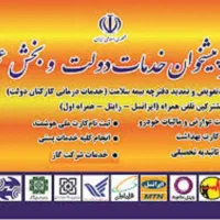 کارمند در دفتر پیشخوان دولت