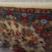 قالیچه نیمه کاره استاد بافت