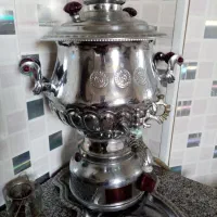 سماور گازسوزدرحدخیلی نو باسینی زیرش