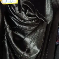 مانتو عبایی بلند جنس مخمل نگین دوز شده