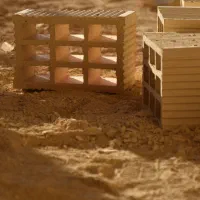 کارخانه آجر  لفتون نما سفال تیغه سه گل زبره