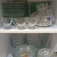 بشقاب بلور شصتی