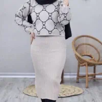 تخفیف پلاس بافت ست سارافون رویه جنس ضخیم امروز ۵۹۰