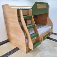 تخت خواب ۲ طبقه راژاک|تخت و سرویس خواب|زنجان, |دیوار