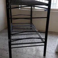 تخت 2طبقه و تشک طبی فنری رویال کفی فلزی فنس|تخت و سرویس خواب|تهران, خواجه نصیر طوسی|دیوار