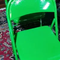 صندلی فلزی ارجی و صندلی کائوچویی(ساندویچی)انتیک