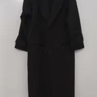 مانتو بلند پارچه کجرا مشکی( نو )