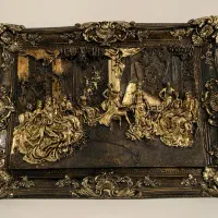 ساعت ایستاده آبنمادار با تابلو|صنایع دستی و سایر لوازم تزئینی|تبریز, |دیوار