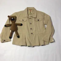 کت تک دخترانه کتان و جین عمده فروشی