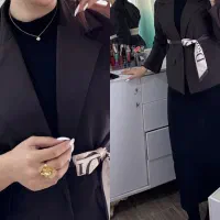 کت مازراتی قهوه ای فری سایزتا۴۸