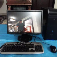 ddr3 کامل کامپیوتر حرفه ای با مانیتور ۲۰|رایانه رومیزی|گرگان, |دیوار