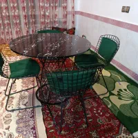 ۴ دست کامل میزو صندلی ۴نفره کاملا نو