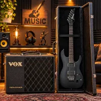 پکیج گیتار الکتریک s520 امپلی فایر vox 20x هاردکیس