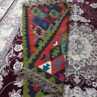 قالیچه گلیم جاجیم دست باف قدیمی سنتی نو آکبند|گلیم، جاجیم، گبه|شیراز, عفیف‌آباد|دیوار