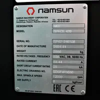فروش فرز CNC Namsun space420 کره ای|ماشین‌آلات صنعتی|مشهد, شهرک شهید باهنر|دیوار