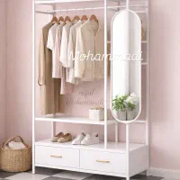 خاص و‌انتیک‌رخت آویز سفید کشو  رگال شلف کیف و کفش