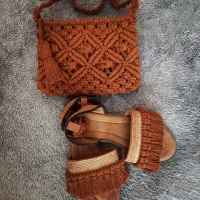 صندل مکرومه