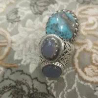 سلام دوستان چند تا انگشتر عقیق کبود با یک