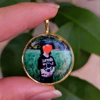 گردنبند دوطرفه عکس و اسم