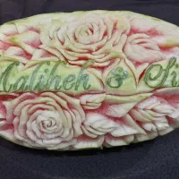 حکاکی و میوهآرایی ویژه شب یلدا