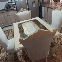 میز و صندلی ۴نفره چوب راش