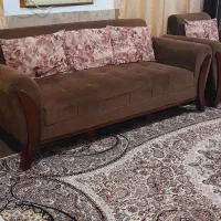 مبل هفت نفره سالم و تمیز|مبلمان خانگی و میز عسلی|گنبد کاووس, |دیوار