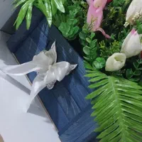 دسته گل عروس. باکس گل و باکس گل بچه پسرانه|گل مصنوعی|ارومیه, |دیوار