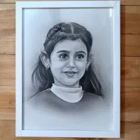 طراحی چهره|تابلو، نقاشی، عکس|قم, سالاریه|دیوار