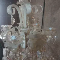 یک جفت لوستر کریستالی