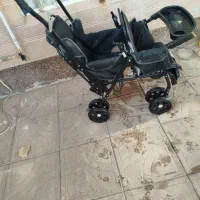 کالسکه دوقلو وکریر|کالسکه و لوازم جانبی|رفسنجان, |دیوار