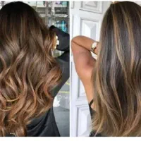 مدل رنگ مو بالیاژ و آمبره