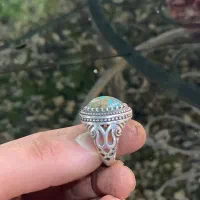 انگشتر فیروزه|زیورآلات و اکسسوری|همدان, |دیوار