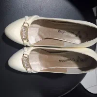 کفش سفید پاشنه ۹سانتی|کیف، کفش، کمربند|رشت, حمیدیان|دیوار