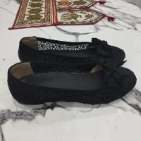 کفش راحتی مشکی روش نگین کارشده سایز37|کیف، کفش، کمربند|تهران, بنیهاشم|دیوار