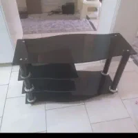 بوفه میز تلویزیون شیشه ای